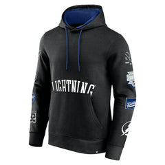 Tampa Bay Lightning Fanatics Wild Winner Pullover Hoodie - Black | US 200250648