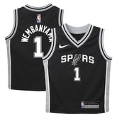 Victor Wembanyama San Antonio Spurs Preschool Swingman Player Jersey Icon Edition Black - Nike