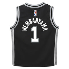 Victor Wembanyama San Antonio Spurs Preschool Swingman Player Jersey Icon Edition Black - Nike
