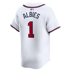 Ozzie Albies Atlanta Braves Nike Home Limited Player Jersey - White Jerseys