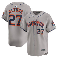 Jose Altuve Houston Astros Nike Away Limited Player Jersey - Gray Jerseys