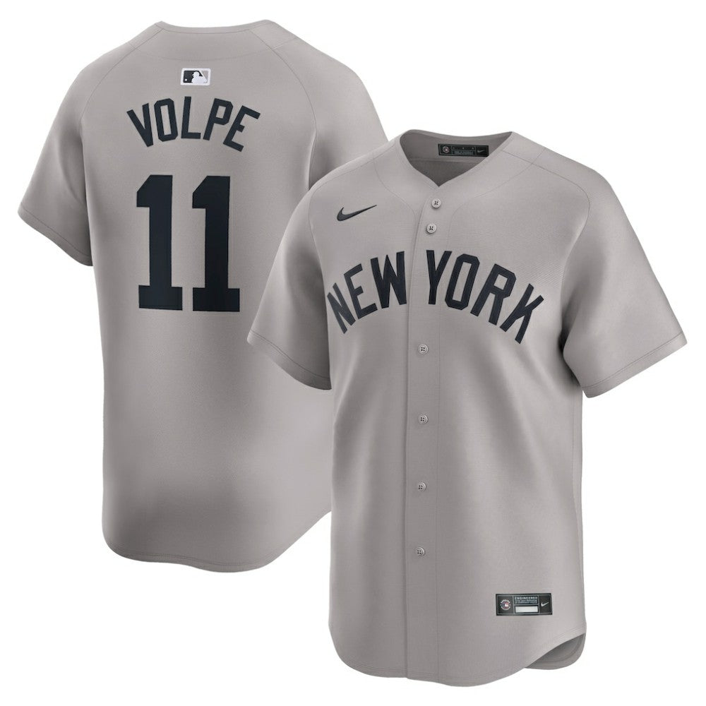 Anthony Volpe New York Yankees Nike Away Limited Player Jersey - Gray Jerseys