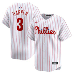Bryce Harper Philadelphia Phillies Nike Home Limited Player Jersey - White Jerseys