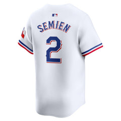 Marcus Semien Texas Rangers Nike Home Limited Player Jersey - White Jerseys