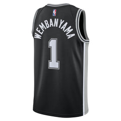 Victor Wembanyama San Antonio Spurs Youth Swingman Jersey Icon Edition Black - Nike