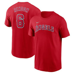 Anthony Rendon Los Angeles Angels Nike Fuse Name & Number T-Shirt - Red T-shirts