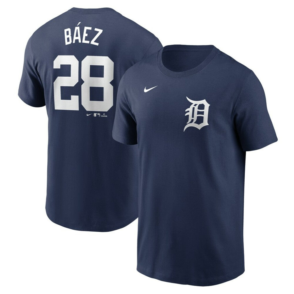 Javier Báez Detroit Tigers Nike Fuse Name & Number T-Shirt - Navy T-shirts