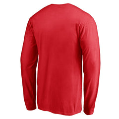 Atlanta Hawks Team Arch Knockout Long Sleeve T-Shirt Red