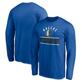 Dallas Mavericks Team Arch Knockout Long Sleeve T-Shirt Blue