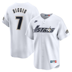 Craig Biggio Houston Astros Nike Throwback Cooperstown Collection Limited Jersey - White Jerseys