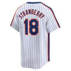 Darryl Strawberry New York Mets Nike Throwback Cooperstown Limited Jersey - Navy Jerseys