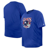 New York Giants New Era Big & Tall Helmet Historic Mark T-Shirt - Royal T-shirts