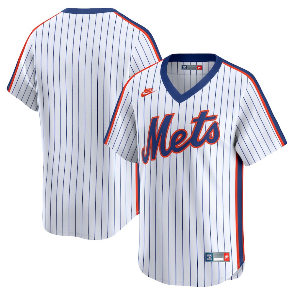 New York Mets Nike Cooperstown Collection Limited Jersey - White Jerseys