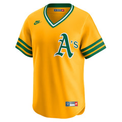 Athletics Nike Cooperstown Collection Limited Jersey - Gold Jerseys