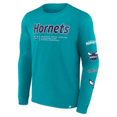 Charlotte Hornets Baseline Long Sleeve T-Shirt Teal - Fanatics