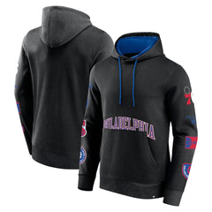 Philadelphia 76ers Home Court Pullover Hoodie Black - Fanatics
