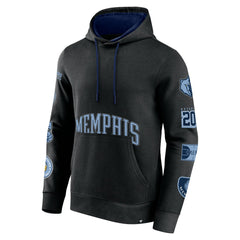 Memphis Grizzlies Home Court Pullover Hoodie Black - Fanatics outlet