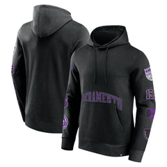 Sacramento Kings Home Court Pullover Hoodie Black - Fanatics