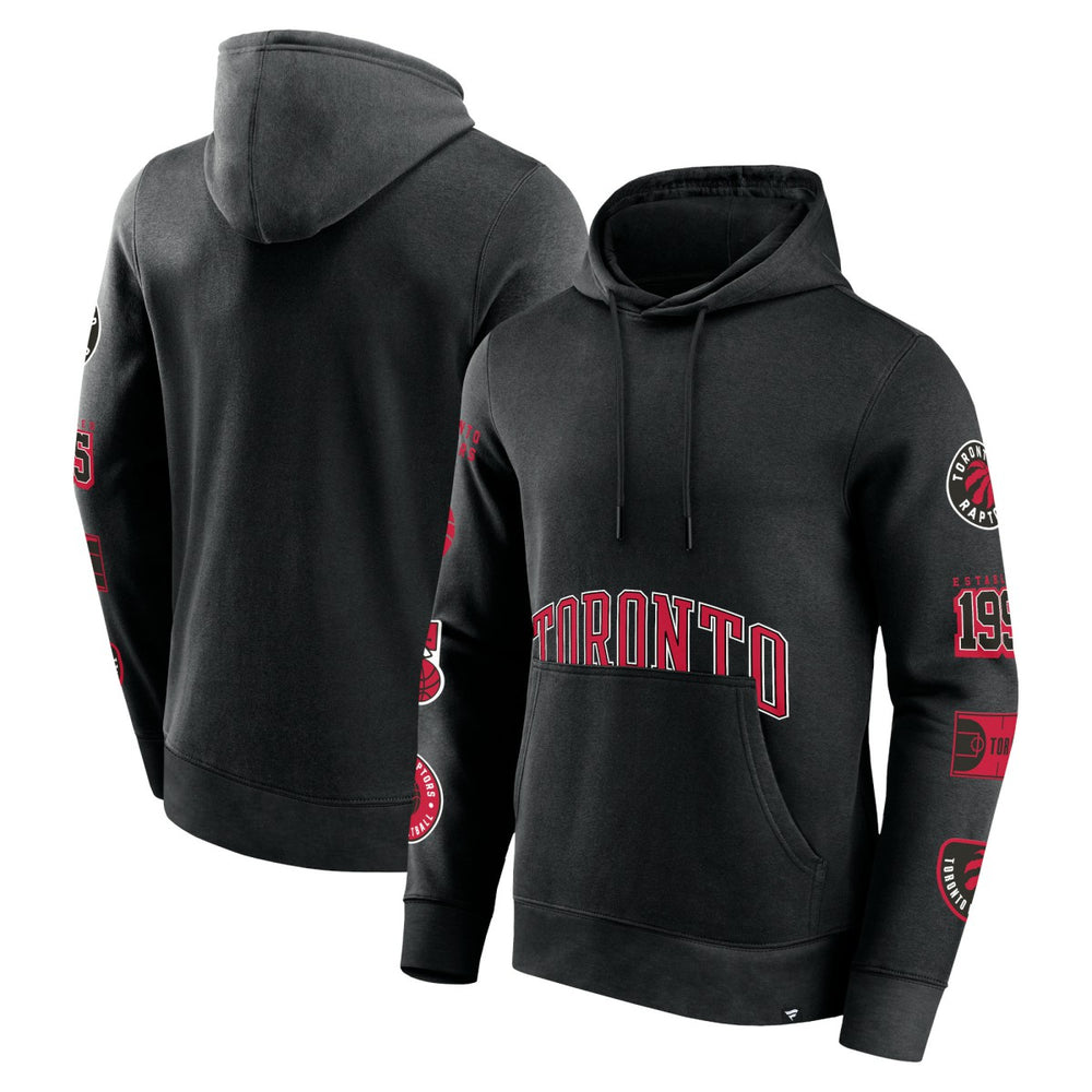 Toronto Raptors Home Court Pullover Hoodie Black - Fanatics