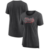Miami Heat Women's League Leader Tri-Blend T-Shirt Heather Charcoal - Fanatics outlet