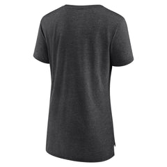 Sacramento Kings Women's League Leader Tri-Blend T-Shirt Heather Charcoal - Fanatics