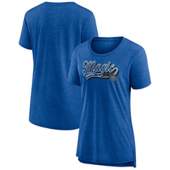 Orlando Magic Women's League Leader Tri-Blend T-Shirt Heather Blue - Fanatics outlet