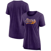 Phoenix Suns Women's League Leader Tri-Blend T-Shirt Heather Purple - Fanatics
