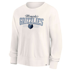 Memphis Grizzlies Women's Close the Game Pullover Sweatshirt Cream - Fanatics