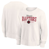 Toronto Raptors Women's Close the Game Pullover Sweatshirt Cream - Fanatics