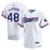 Jacob deGrom Texas Rangers Nike Home Limited Player Jersey - White Jerseys