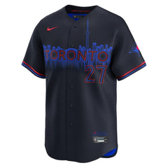 Vladimir Guerrero Jr. Toronto Blue Jays Nike 2024 City Connect Limited Player Jersey - Black Jerseys