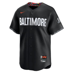 Adley Rutschman Baltimore Orioles Nike City Connect Limited Player Jersey - Black Jerseys