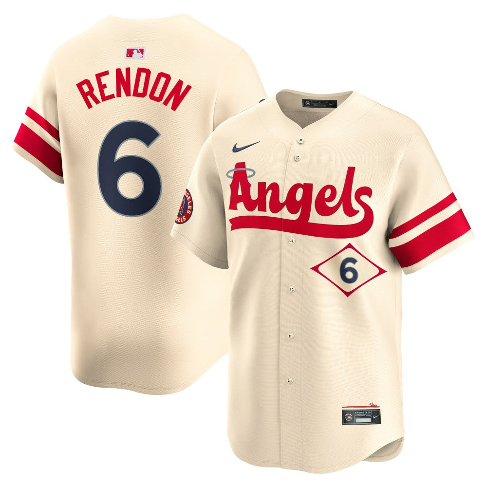 Anthony Rendon Los Angeles Angels Nike City Connect Limited Player Jersey - Cream Jerseys