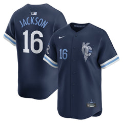 Bo Jackson Kansas City Royals Nike City Connect Retired Player Jersey - Navy Jerseys