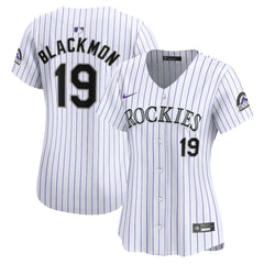 Charlie Blackmon Colorado Rockies Nike Women's Home Limited Player Jersey - White Jerseys