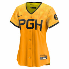 Pittsburgh Pirates Nike Women's City Connect Limited Jersey - Gold Jerseys