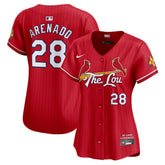 Nolan Arenado St. Louis Cardinals Nike Women's 2024 City Connect Limited Player Jersey - Red Jerseys