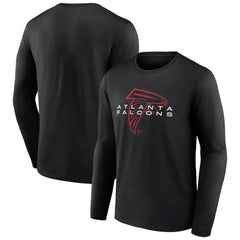 Atlanta Falcons Advance to Victory Long Sleeve T-Shirt - Black T-shirts