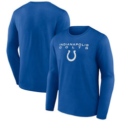 Indianapolis Colts Advance to Victory Long Sleeve T-Shirt - Royal T-shirts