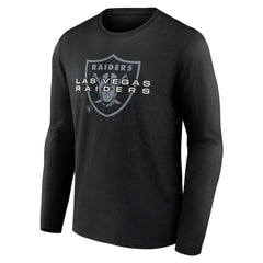Las Vegas Raiders Advance to Victory Long Sleeve T-Shirt - Black T-shirts