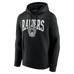 Las Vegas Raiders Gridiron Classics Campus Standard Pullover Hoodie - Black Hoodies
