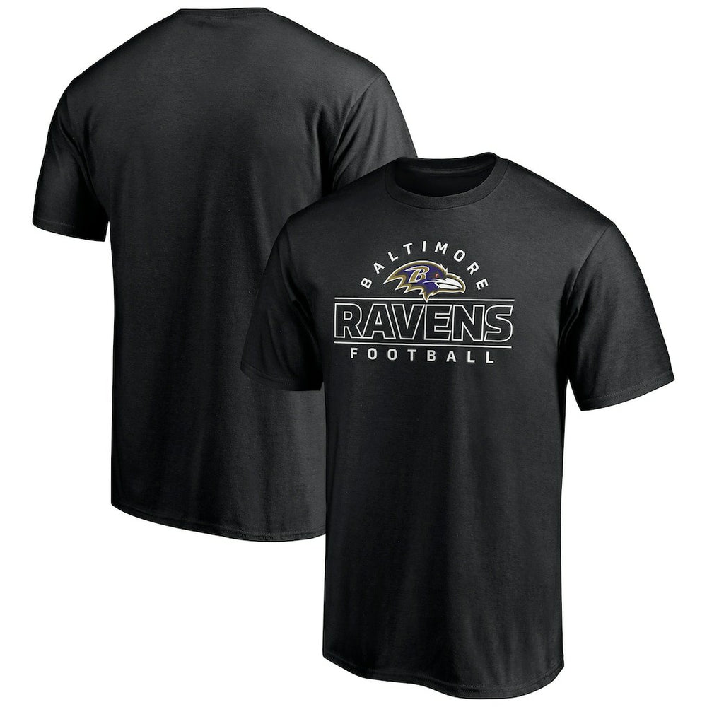 Baltimore Ravens Dual Threat T-Shirt - Black T-shirts