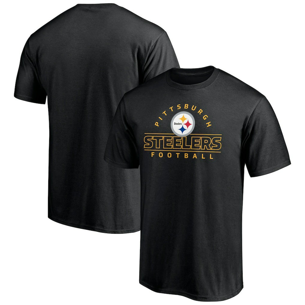 Pittsburgh Steelers Dual Threat T-Shirt - Black T-shirts