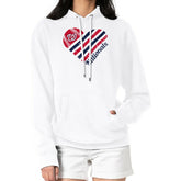 Washington Nationals G-III 4Her by Carl Banks Women's Heart Fleece Pullover Hoodie - White Hoodies