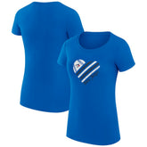 Toronto Blue Jays G-III 4Her by Carl Banks Women's Super-Slim Fit Lightweight Heart Graphic T-Shirt - Royal T-shirts