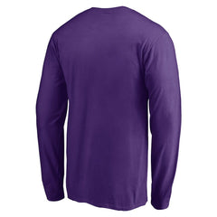 Minnesota Vikings Squad Throwbacks Long Sleeve T-Shirt - Purple T-shirts
