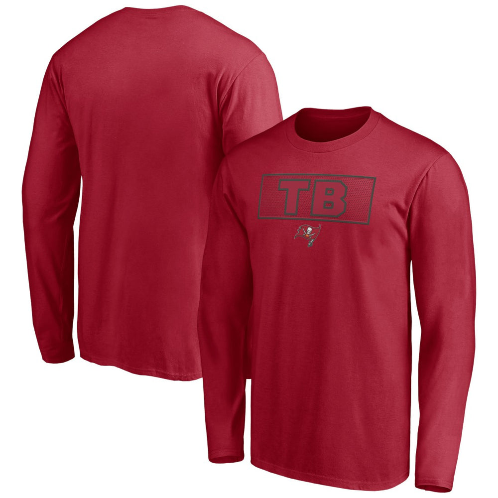 Tampa Bay Buccaneers Squad Throwbacks Long Sleeve T-Shirt - Red T-shirts