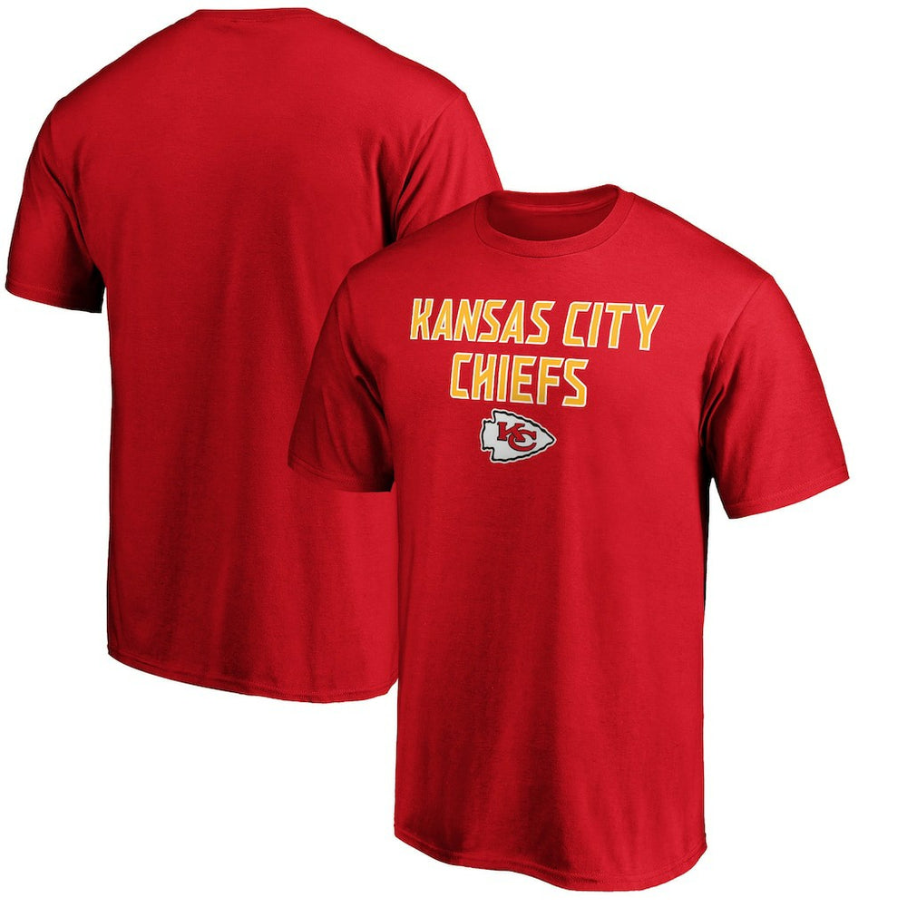 Kansas City Chiefs Game Day Stack T-Shirt - Red T-shirts