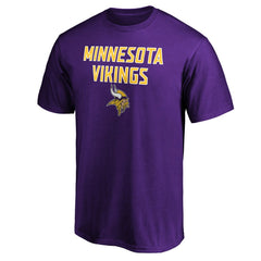 Minnesota Vikings Game Day Stack T-Shirt - Purple T-shirts