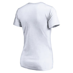 Miami Dolphins Women's Mascot In Bounds V-Neck T-Shirt - White T-shirts